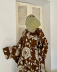 SUMMER BUBU brown print