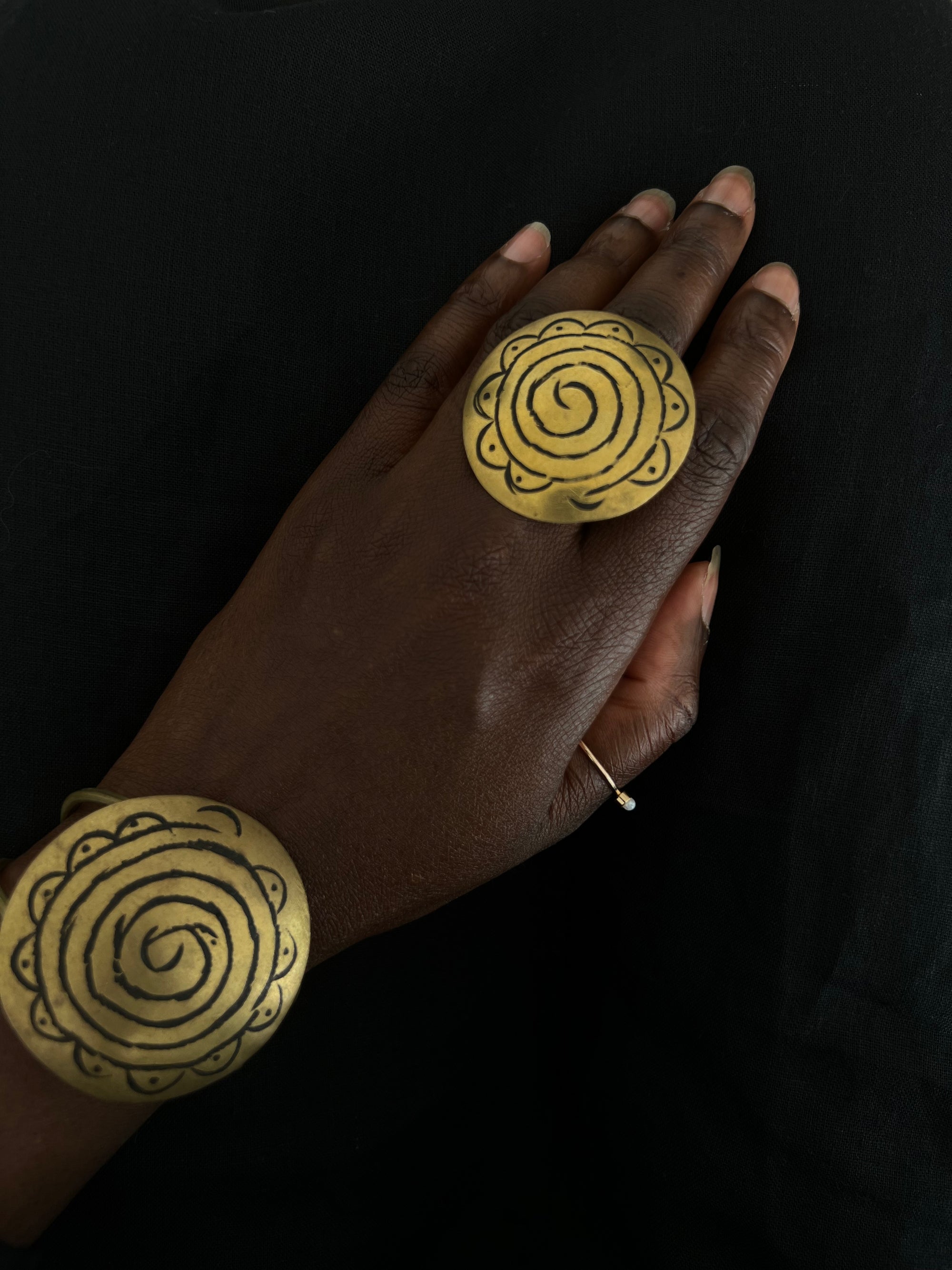 Bracelet +bague artisanale n•7