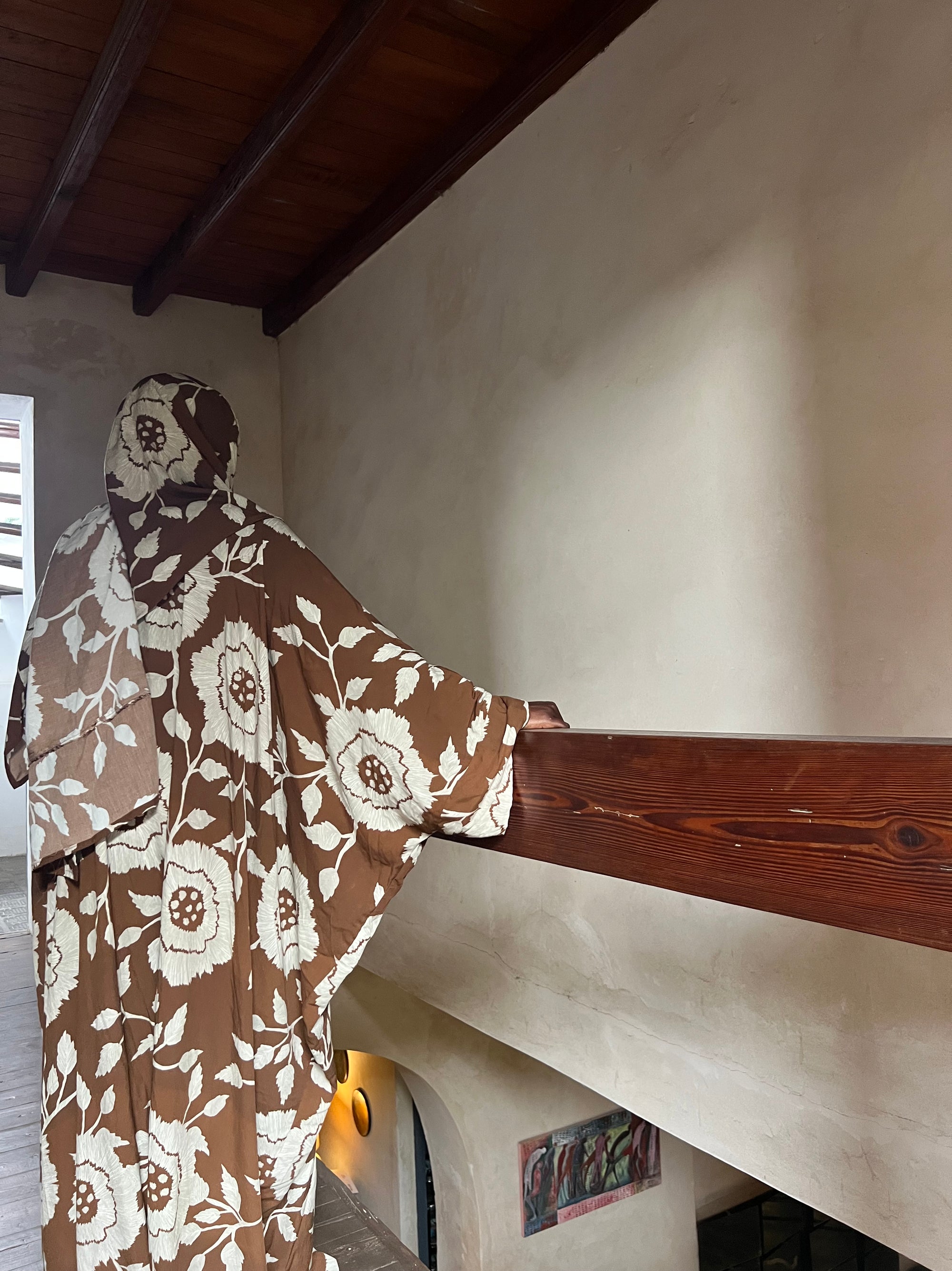 SUMMER BUBU brown print