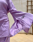 Diama set linen purple