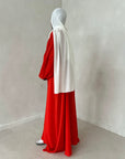 khady dress- zest orange