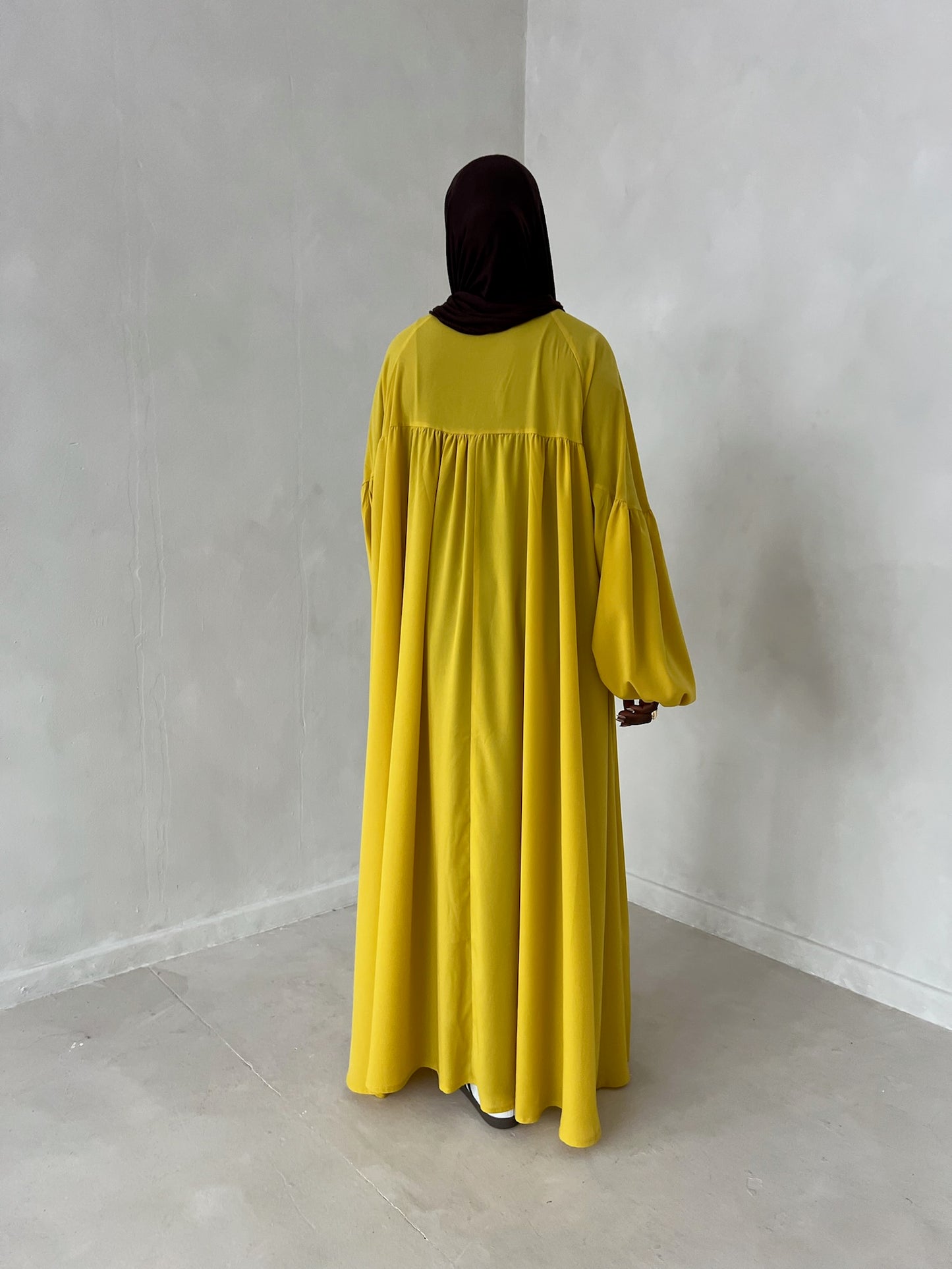 khady dress - zest citron